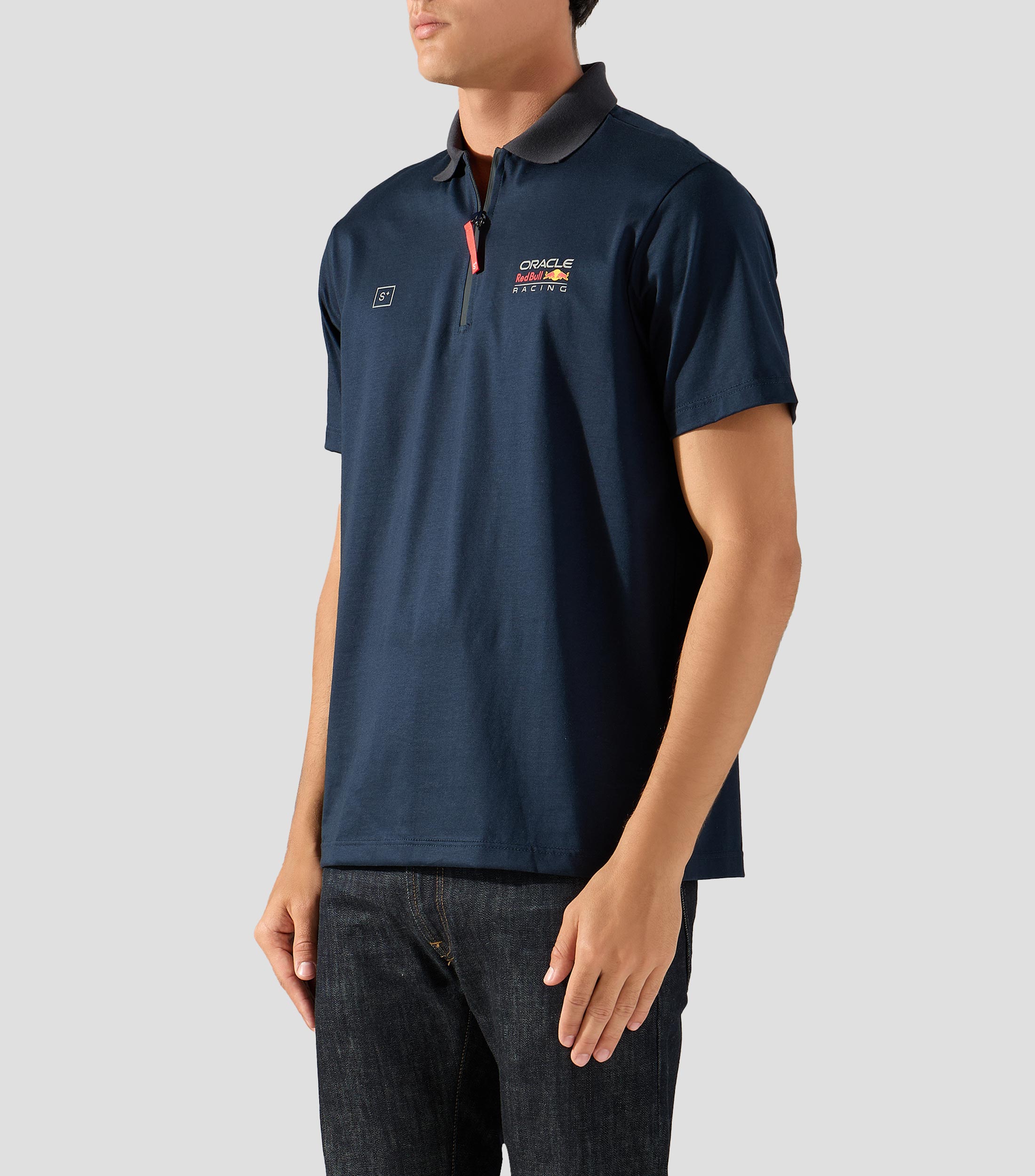 Playera tipo polo manga corta lisa Hombre